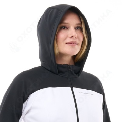 Куртка с капюшоном EXPLORER 2.0 Woman Black - White 2024