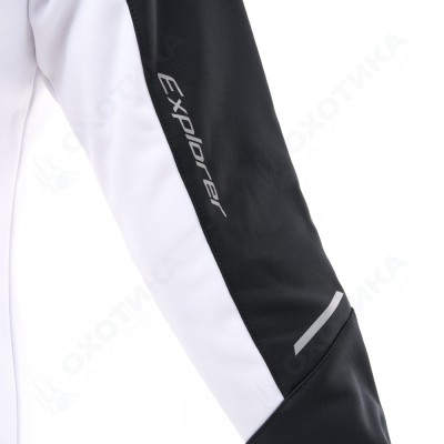 Куртка с капюшоном EXPLORER 2.0 Woman Black - White 2024