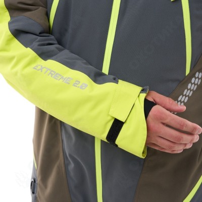 Комбинезон EXTREME 2.0 Man Grey - Brown - Lime Утепленный (100)