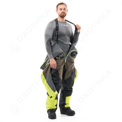 Комбинезон EXTREME 2.0 Man Grey - Brown - Lime Утепленный (100)