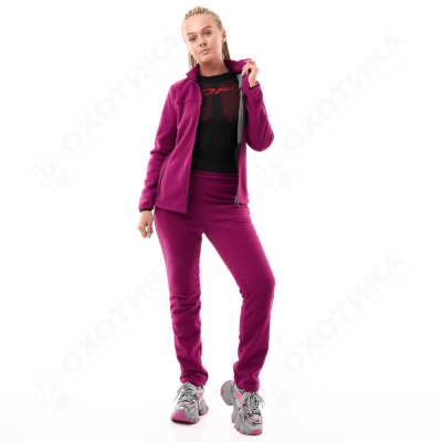 Флисовые брюки Woman Purple - Black