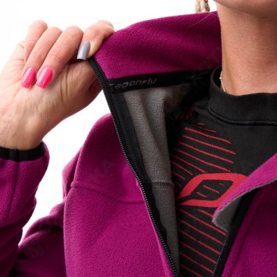 Флисовая кофта Woman Purple - Black