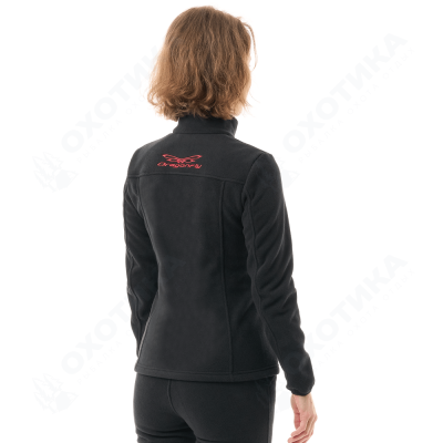Флисовая кофта Woman Black - Red