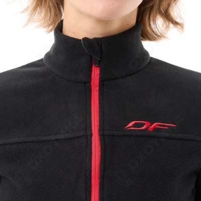 Флисовая кофта Woman Black - Red