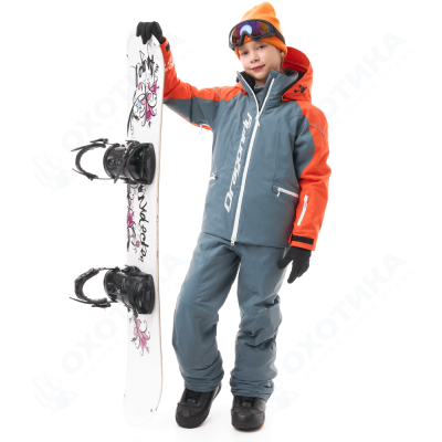 Куртка утепленная GRAVITY Teenager Orange - Grey