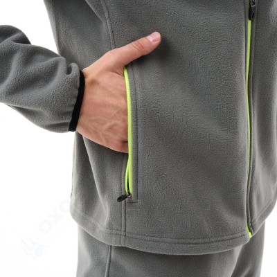 Флисовая кофта Man Grey - Lemon