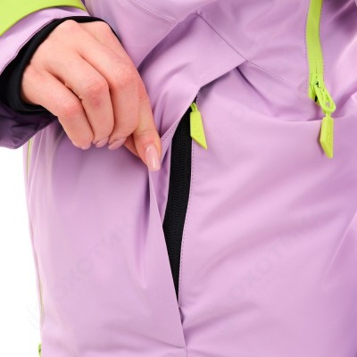 Куртка горнолыжная утепленная GRAVITY Woman Purple - Lime