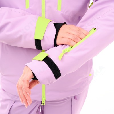Куртка горнолыжная утепленная GRAVITY Woman Purple - Lime
