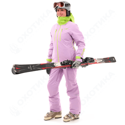 Куртка горнолыжная утепленная GRAVITY Woman Purple - Lime