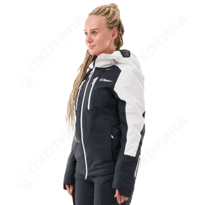 Куртка горнолыжная утепленная GRAVITY Woman White Snow - Black