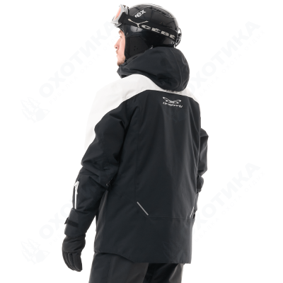 Куртка горнолыжная утепленная GRAVITY Man White Snow - Black