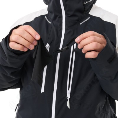 Куртка горнолыжная утепленная GRAVITY Man White Snow - Black