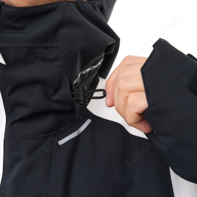 Куртка горнолыжная утепленная GRAVITY Man White Snow - Black