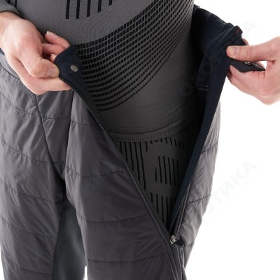 Термошорты-самосбросы удлиненные WARMLAYER ZIP Вlack