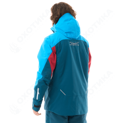 Куртка горнолыжная утепленная GRAVITY Man Dark Blue - Сherry