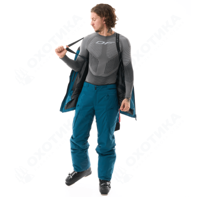 Куртка горнолыжная утепленная GRAVITY Man Dark Blue - Сherry