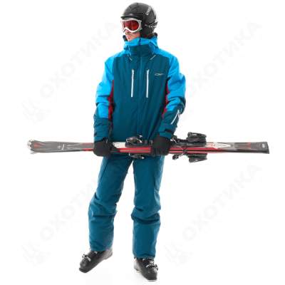 Куртка горнолыжная утепленная GRAVITY Man Dark Blue - Сherry