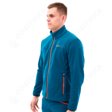 Флисовая кофта Man Blue - Orange