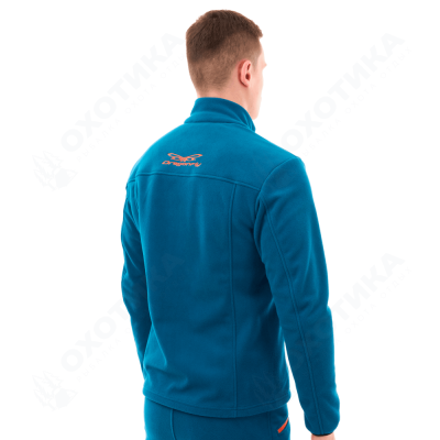 Флисовая кофта Man Blue - Orange