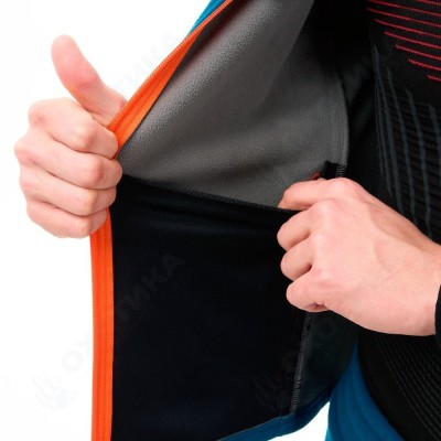 Флисовая кофта Man Blue - Orange
