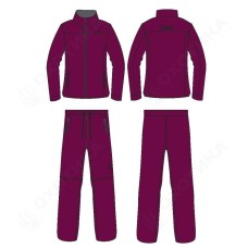 Флисовый костюм Teenager Purple - Black