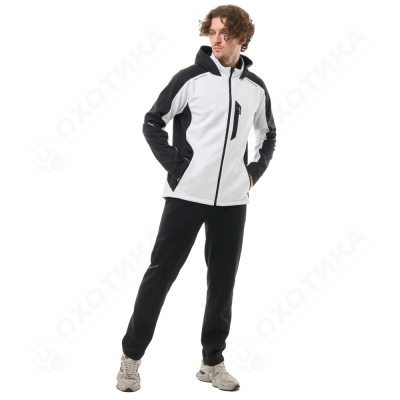 Куртка с капюшоном EXPLORER 2.0 Man Black - White 2024