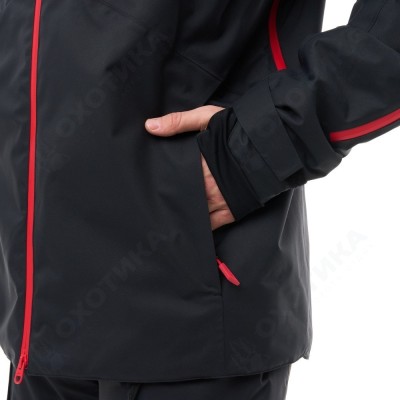 Куртка горнолыжная утепленная GRAVITY Man Black - Red
