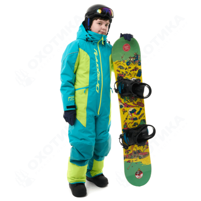 Комбинезон утепленный GRAVITY Teenager Dark Green - Lime