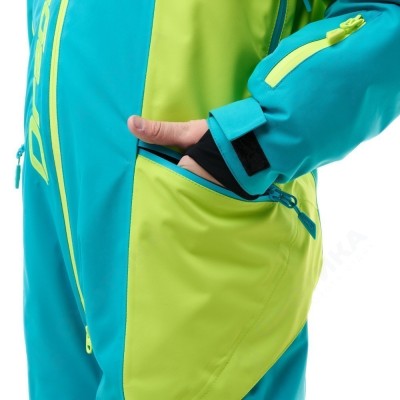 Комбинезон утепленный GRAVITY Teenager Dark Green - Lime