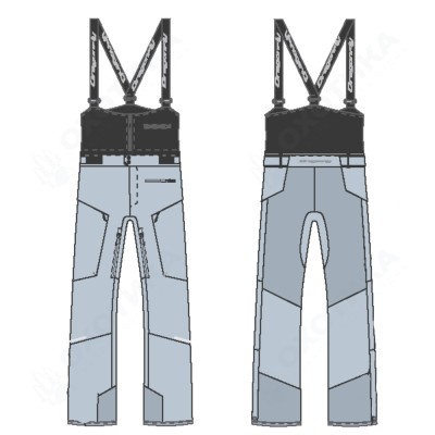 Штаны горнолыжные утепленные GRAVITY Woman Light Blue Штаны горнолыжные утепленные GRAVITY Woman Light Blue