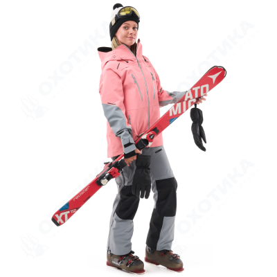 Куртка FREERIDE PRO Woman Flamingo Pink - Grey