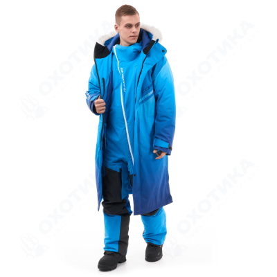 Плащ зимний RACE COAT WINTER SUNSET Man Blue