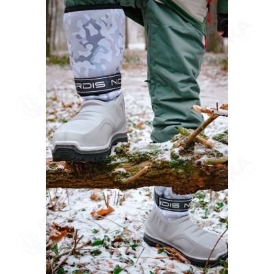 Комбинированные сапоги для охоты и рыбалки Harweld «NORDIS» White (С860)