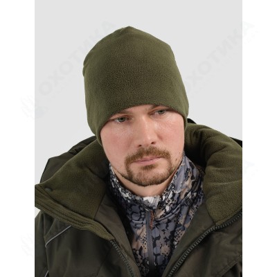 Шапка "Fleece" (Флис 130 гр.м)  Тёмно-зеленый