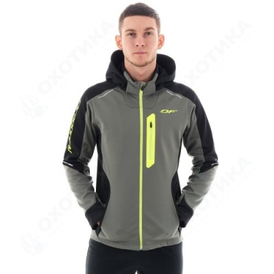 Куртка мужская с капюшоном DragonFly Explorer 2.0 Grey Lemon Куртка мужская с капюшоном DragonFly Explorer 2.0 Grey Lemon