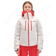 Куртка горнолыжная утепленная DragonFly Gravity Premium Woman Gray-Red...