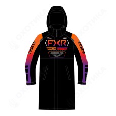 Пальто FXR Warm-Up с утеплителем Black/Orange/Purple