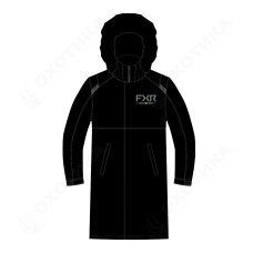 Пальто FXR Warm-Up с утеплителем Black/Lt Sage