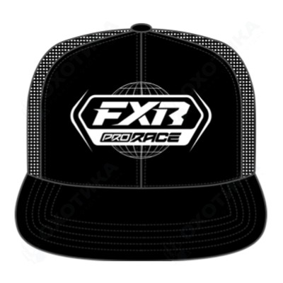 Бейсболка FXR Race Div  Black/White, Adult