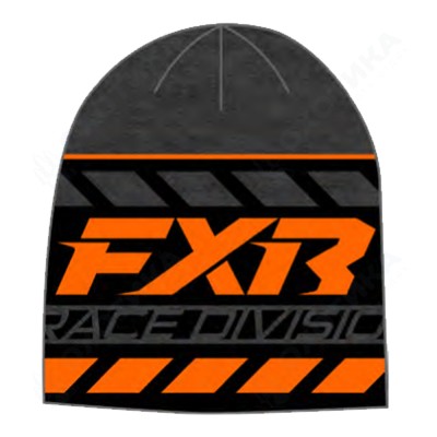 Шапка FXR Race Division Char Heather/Orange, Adult