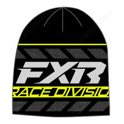 Шапка FXR Race Division Black/HiVis, Adult