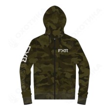 Толстовка FXR Clutch Cotton  Army Camo/Grey