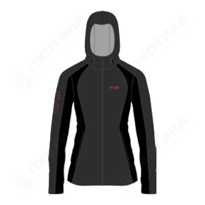 Куртка FXR Pulse Softshell без утеплителя Asphalt/Razz