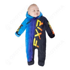 Детский комбинезон FXR CX с утеплителем Blue/Inferno