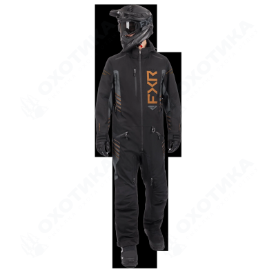 Комбинезон FXR Helium без утеплителя Black/Asphalt/Copper