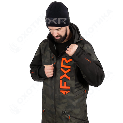 Комбинезон FXR Helium без утеплителя Army Camo/Black/Nuke