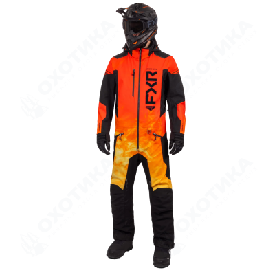 Комбинезон FXR Helium без утеплителя Black/Flame