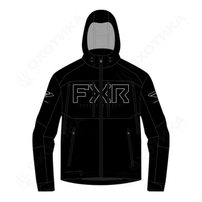 Куртка FXR Helium Pro 3-in-1 с утеплителем Black/Grey