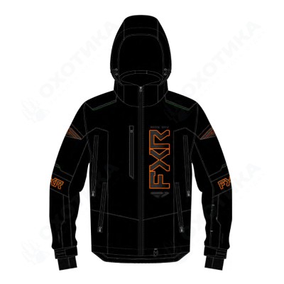 Куртка FXR Helium X 2-in-1 с утеплителем Black/Orange