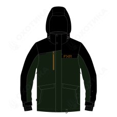 Куртка FXR Chute с утеплителем Black/Forest